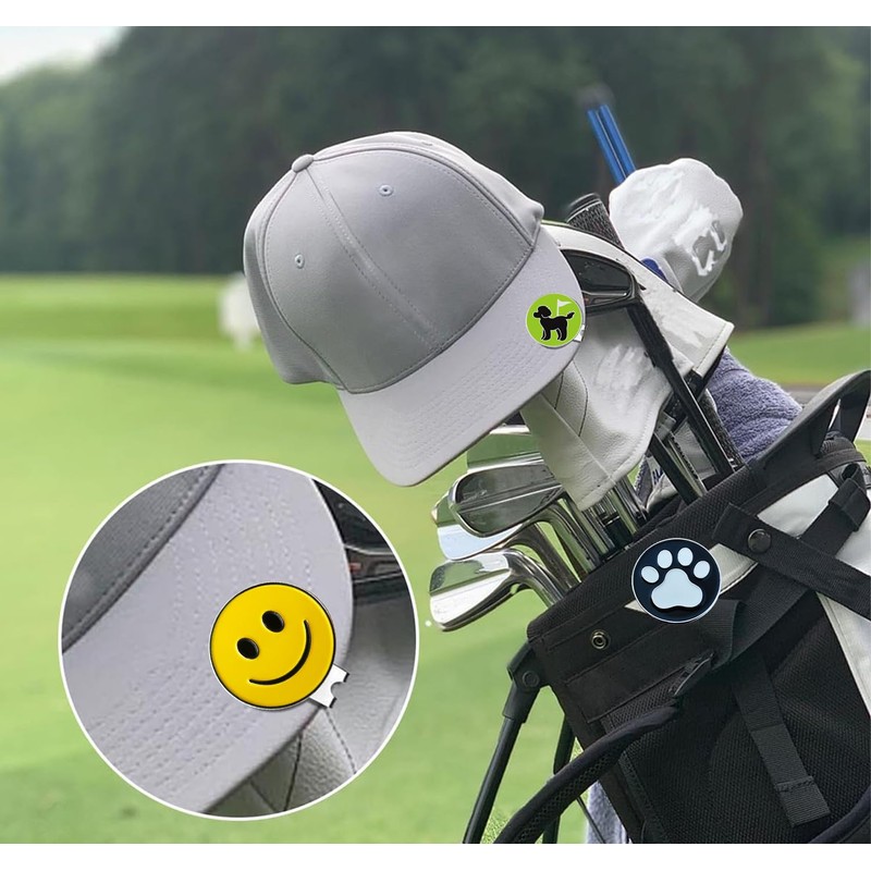 Adhere Golf Marker Golf Magnetic Logo Ball Mark Cute Cat