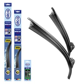 alca® Windscreen Wiper Set Suitable for VW Golf V (11.2005-11.2008) Super Flat Bar Wiper