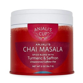 Anjali’s Cup Chai Masala | Spice Blend with Turmeric and Saffron | Caffeine-Free | Unsweetened | 2oz