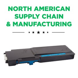 Clover Remanufactured Toner Cartridge Replacement for Xerox 106R02225 | Cyan | High Yield