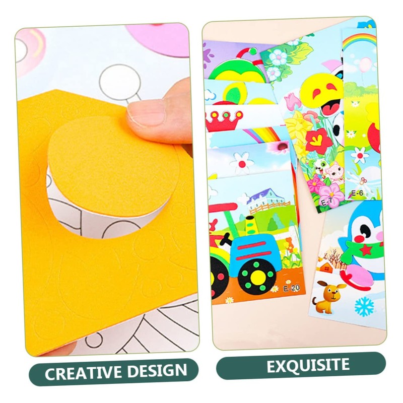 BESPORTBLE 15Pcs Eva Stickers Art Craft Kit Creative for Boys