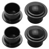 ZZLZX 4PCS Window Curtain Rod Cap Finials for 1.1inch Diameter