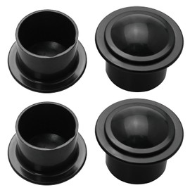 ZZLZX 4PCS Window Curtain Rod Cap Finials for 1.1inch Diameter Curtain Rod