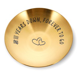 STVK Bronze Anniversary 8 Year Gifts,8 Year Bronze Anniversary Wedding Gifts,Bronze Wedding Gifts for Her Him,8th Anniversary Jewelry Tray for Women,Valentines Birthday Gift for Wife Husband