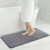 Homaxy Memory Foam Bathroom Bath Mat, Absorbent Non-Slip Bath Mat,