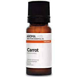 BIO - Carrot Essential Oil - 10mL - 100% Pure, Natural, Chemotyped and AB Certified - AROMA LABS (French Brand)