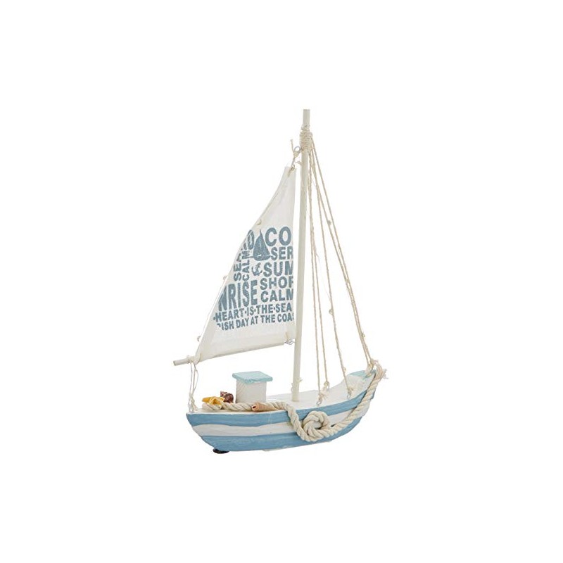 OOTB Wooden Sailing Boot, Wood, Multicoloured, 21,5x28cm