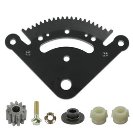 PIT66 21 Teeth Steering Sector & Pinion Gear W/Bushings Compatible with John Deere Models LA130 LA135 LA140 LA145 GX21924BLE, GX20053, GX26220, GX21994, GX20057 Black