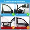 DIZA100 Sun Protection Car Baby, 2 Pack Magnetic Half Blackout