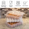 Classic Cuisine Egg Container for Refrigerator - Large-Capacity Egg Holder
