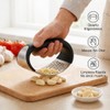 Prensador de Ajos de Acero Inoxidable con Mango Cómodo