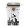 Fridolin Rosina Wachtmeister: Cats, Sepia Metal Storage Container with Lock