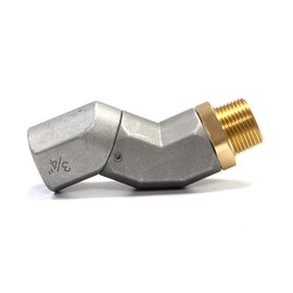 360° Rotating Fuel Hose Swivel with 3/4" NPT Connector