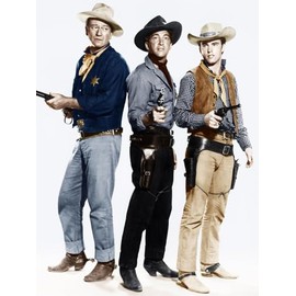 ART.COM Wall Photo RIO BRAVO, from left: John Wayne, Dean Martin, Ricky Nelson, 1959, 18" x 24"