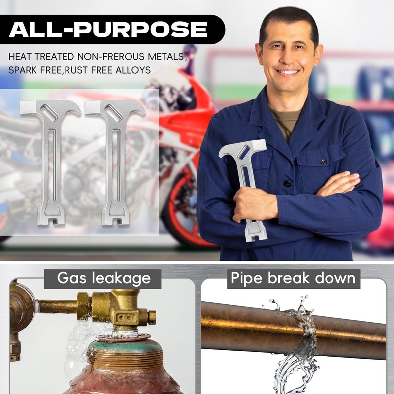 4-in-1 Emergency Tool – Gas & Water Shut Off Wrench,