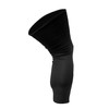 Braceapedia Undersleeve for Knee Brace, Lightweight Cotton/Spandex Leg Support and Skin Protection Sleeve, Brace Not Included, Black, Plus