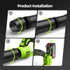 VASG Leaf Blower Cordless, 3 x 21V Batteries & Fast