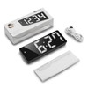 Digital LED Alarm Clock, Table Clock, Temperature and Calendar Display,