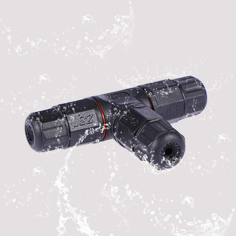 Set of 2 Ounona Waterproof Connector Sleeve T Shape 3