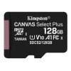 Tarjeta de memoria Kingston Canvas SDCS2/128GB Canvas Select con adaptador