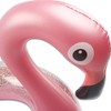 Inflatable Flamingo Swimming Ring, Glitter Pink Swimming Ring, Air Mattress,