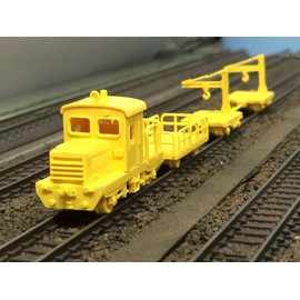N gauge 2528 Tinted 保線 Classification Vehicle (Yellow)