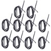 10Pcs NTC Thermistor Sensor PVC Epoxy Resin NTC Temperature Probe
