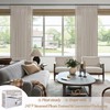 Greyish Brown Natural Linen Curtains 84 Inch Length 2 Panels