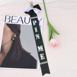 Pin Me Cheer Ribbon Keychain for Women Girls Glitter Cheer Bow Keyring for Backpack Cheer Bag Accessories Glitter Bow Bag Charm Cheerleader Bowknot Keychain Cheerleading Cheerleader Gifts for Girls