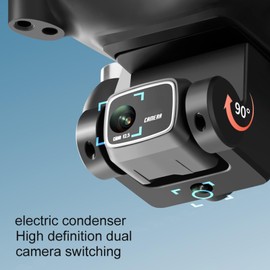 GoolRC S116 Drone with 4K Camera for Adults, RC Quadcopter with Obstacle Avoidance, Optical Flow, Trajectory Flight, Headless Mode, Gravity Sensor, Brushless Motor, Storage Bag and 2 Batteries (Black)