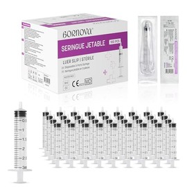 BORNOVA - 10ML / 100PCS - Liquid Dispensers Plastic Non-NDL Suitable for Laboratories, Liquid Measurement, Gardening Industrial Applications (10ml/100pcs)