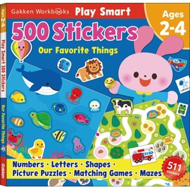 Play Smart 500 Stickers Our Favorite Things: For Ages 2-4