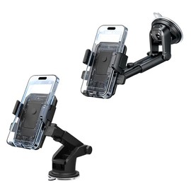 BLACKROCK Soporte Celular Automvil - Base Porta Telfono Ajustable para Carro - Giratorio 360 con Ventosa - Compatible iPhoneAndroid                   