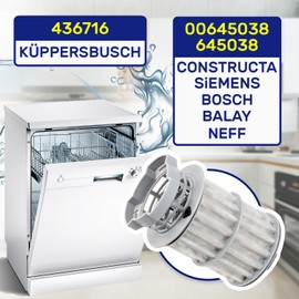 Sieve Filter for Dishwasher with Original Code 00645038 645038 for Bosch for Siemens MONTERAL