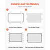 VEVOR Chain Link Fence Gate, 72 x 48 in, Adjustable