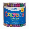 Baker Ross AV257 Chunky Wax Crayons-Pack of 96, Value Tub