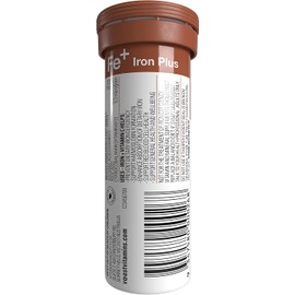 VOOST Iron Plus Raspberry Effervescent Tablets 60 Pack (6x10)