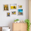 PETAFLOP 8x10 Picture Frame Set of 7, Distressd Rustic Frames