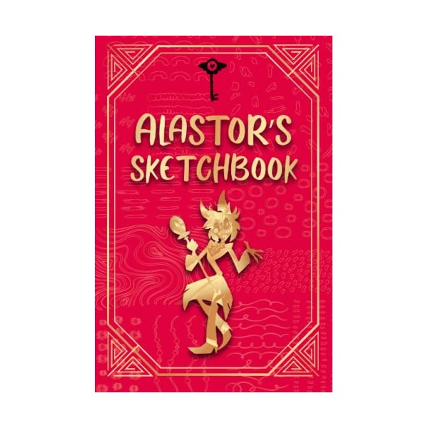 ALASTOR SKETCHBOOK - HAZBIN HOTEL STYLE 100 PAGES TO DRAW