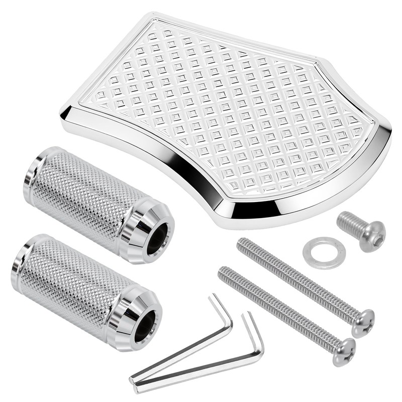 Brake Pedal Foot Pegs Pad Cover with 2PCS Shifter Pegs