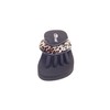 Pedi Couture SPA, pedicure, sandal, black with leopard look, M