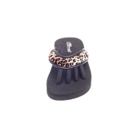 Pedi Couture SPA, pedicure, sandal, black with leopard look, M