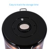 1.5L 304 Stainless Steel Airtight Coffee Beans Container Storage Canister