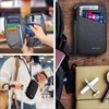ARVOK Passport Case, Neck Lowering, 2-Way RFID Anti-Skimming Passport Cover,