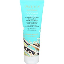 Pacifica Beauty, Coconut Power Strong & Long Moisturizing Conditioner, Hydrating + Nourishing, For Dry, Damaged, Color Treated Hair, Silicone Free, Sulfate Free, Vegan & Cruelty Free