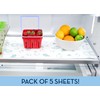 S&T INC. Fridge Liners, Shelf Liners for Kitchen Cabinets and