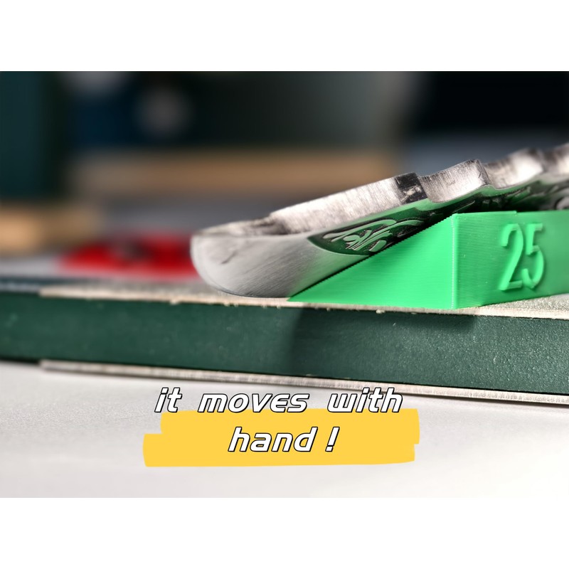 Angle guiding maintaining guide wedges 13° 15° 17° 21° 25°