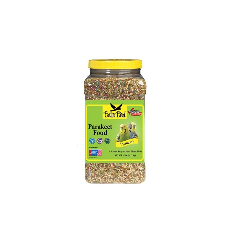 Better Bird, Premium Parakeet Food, 5 lb Jar