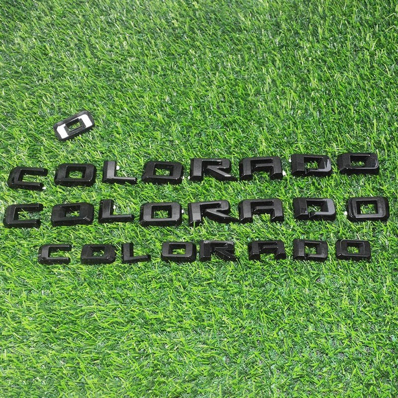 Overlay Emblem 3D Letter Side Door Rear Tailgate Badge Nameplate