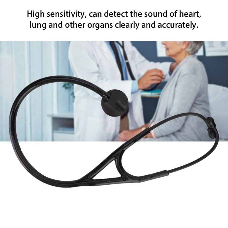 Professional Cardiology Stethoscope Zinc Alloy Heart Lung Detection Echoscope Health